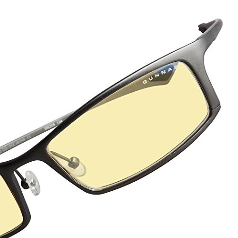 GUNNAR Gaming & Computer Eyewear Phenom Graphite Amber Tint Blue Light Block - Picture 10 of 10